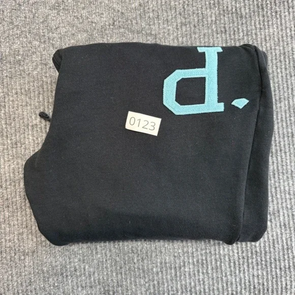 Diamond Supply Co Black Jogger Sweatpants Large "D" Logo Streetwear Zip Pocket - Picture 10 of 10